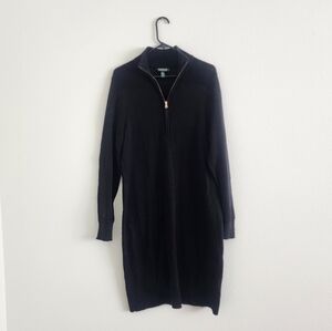 Lauren Ralph Lauren Quarter Zip Sweater Dress size XL